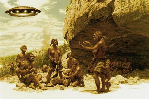 Resultado de imagen de extraterrestres en la prehistoria